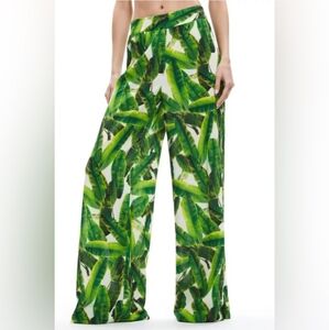 Alice + Olivia banana leaf pants